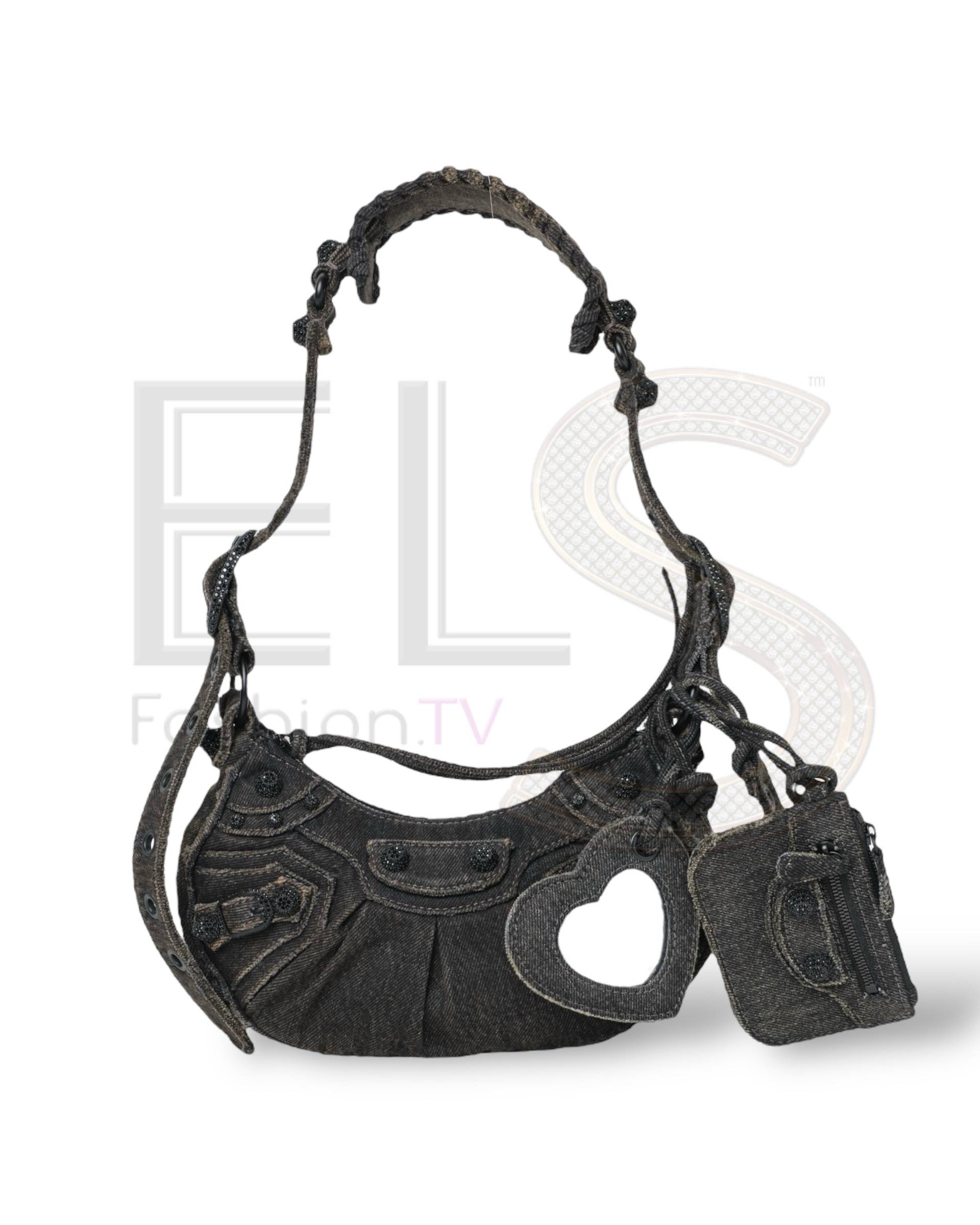 Balenciaga Le Cagole Xs Black Denim