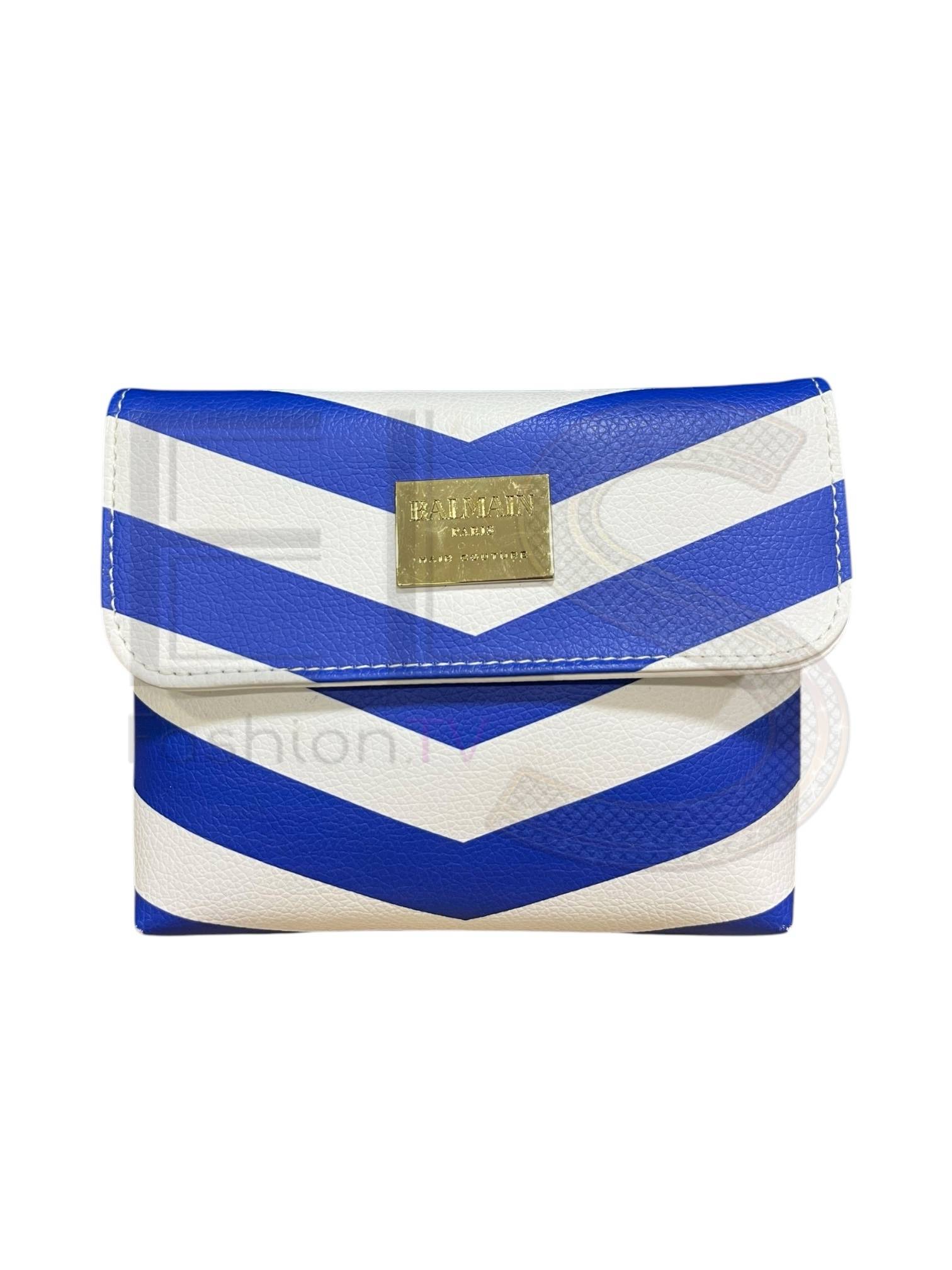 Balmain Blue Make-Up Clutch