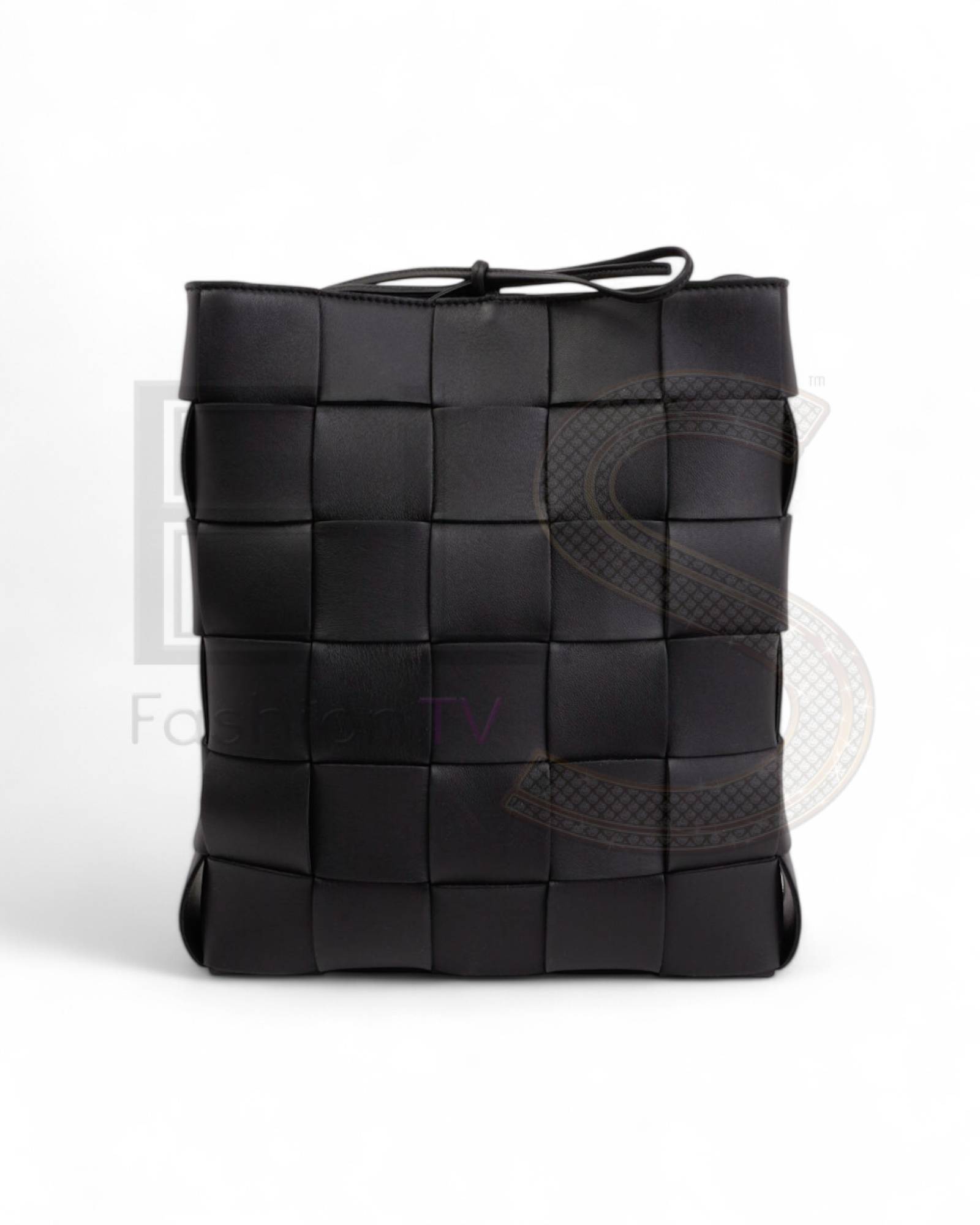 Bottega Veneta Bucket Cassette Shoulder Bag Black