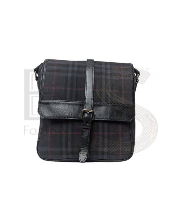 Burberry Messenger Bryett Black Canvas Elite ART Projects