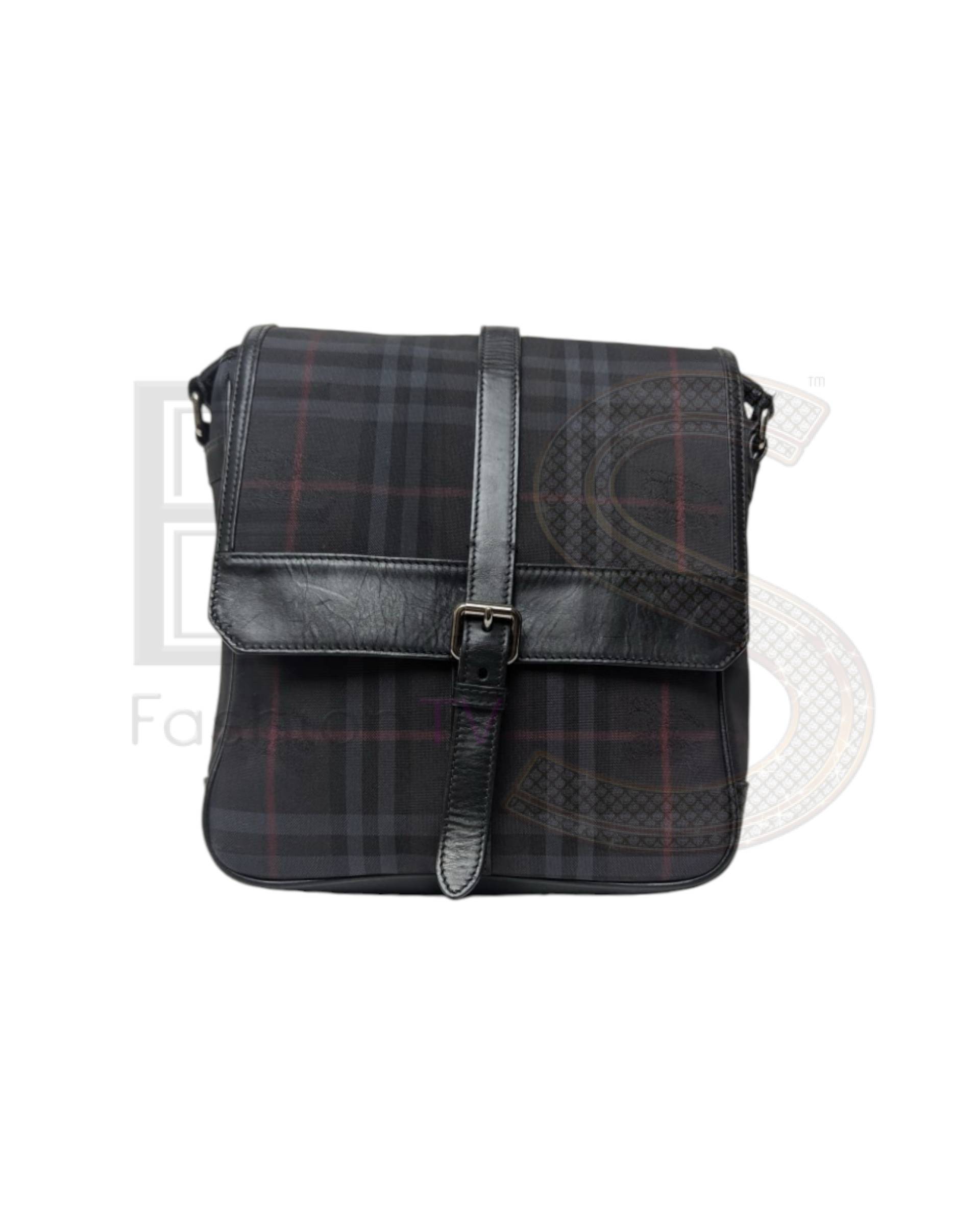 Burberry Messenger Bryett Black Canvas