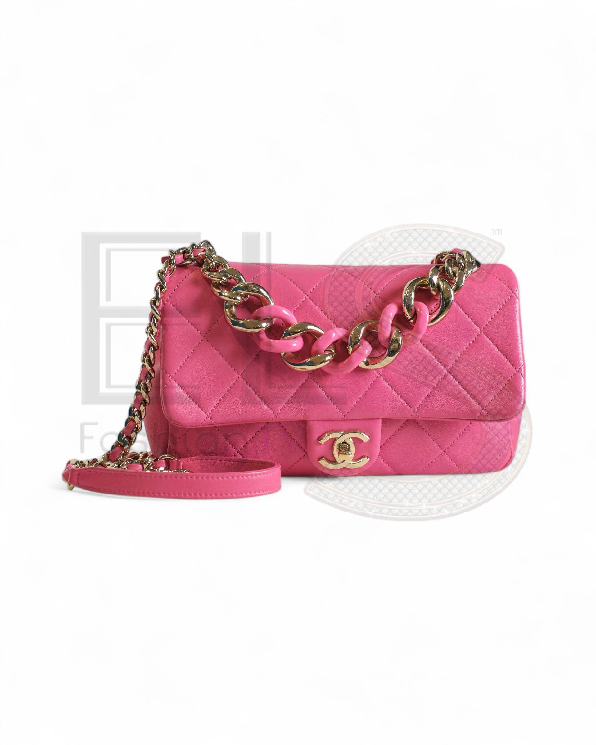 Chanel 19 Chain Timeless Pink
