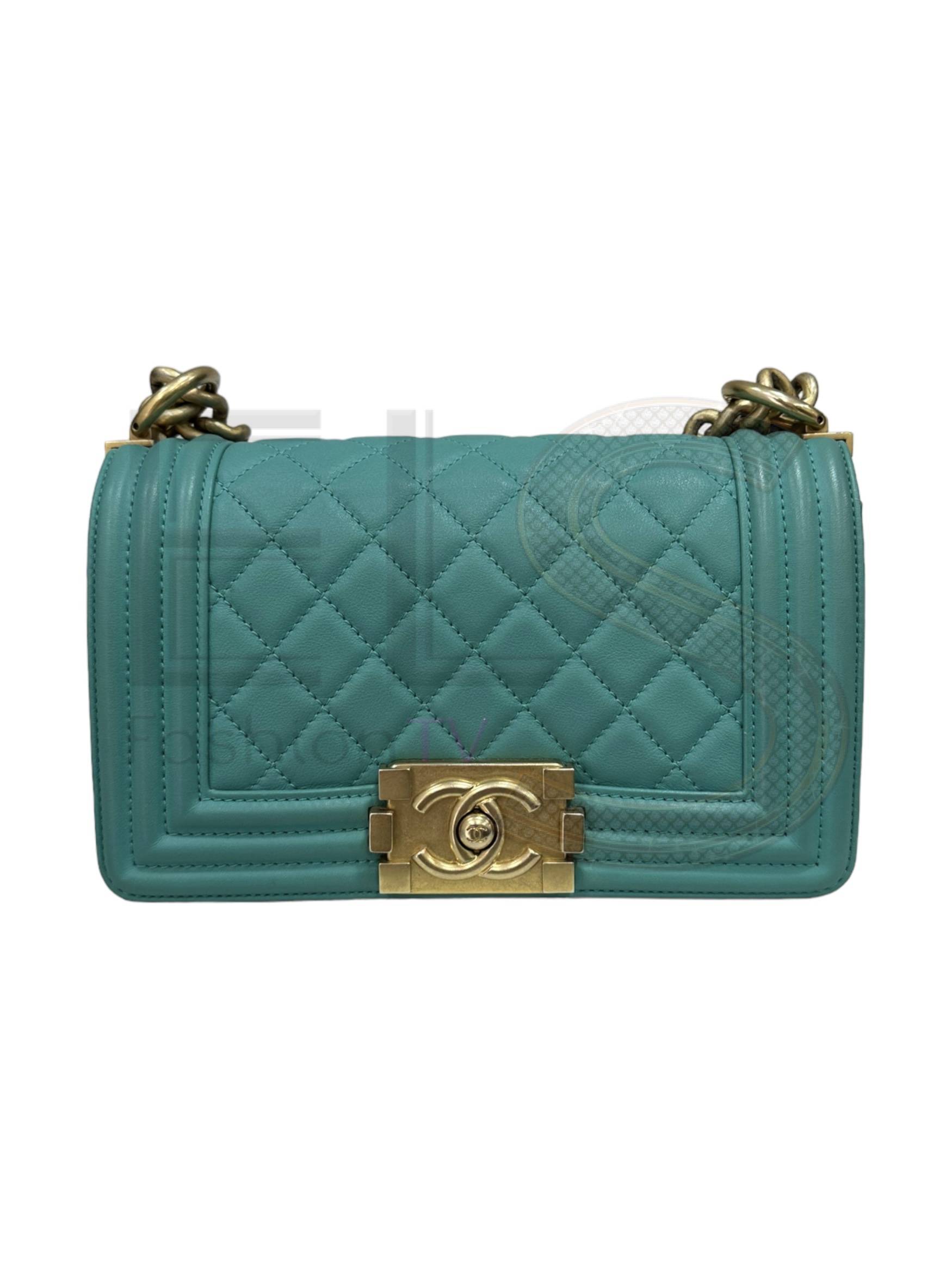 Chanel Boy Mini Tiffany