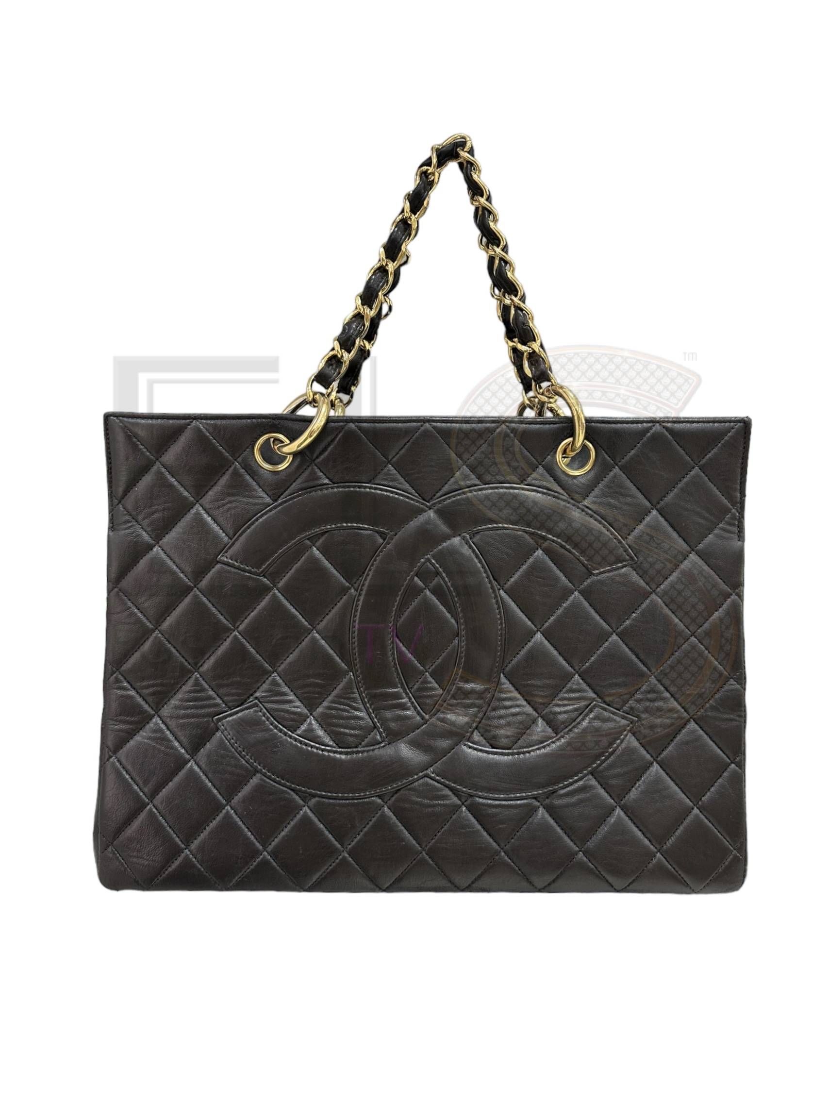 Chanel Gst Vintage Dark Brown