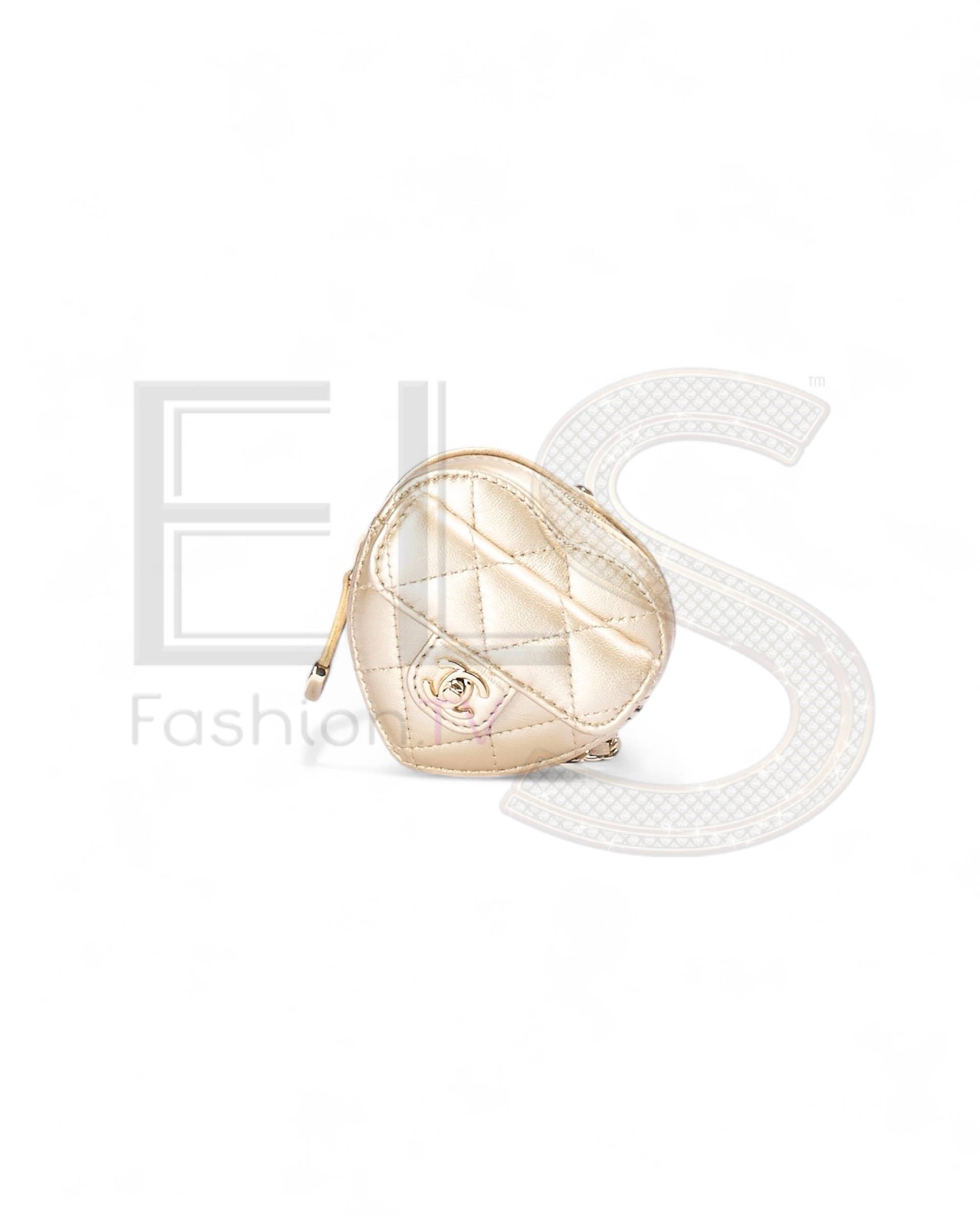 Chanel Heart Micro Timeless Gold