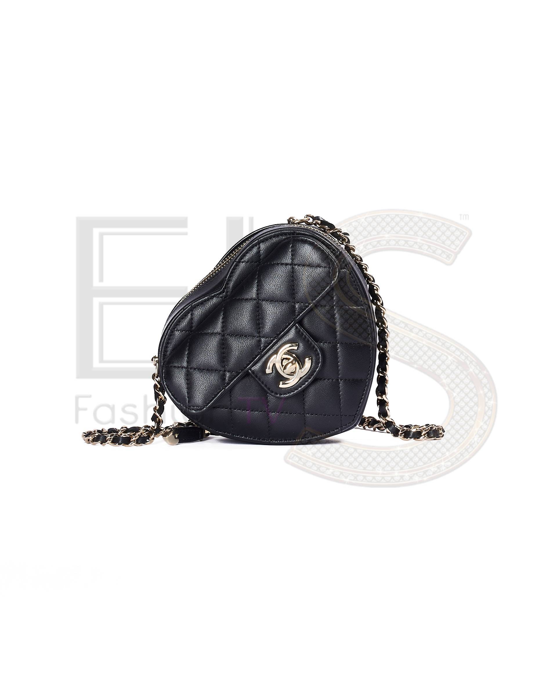 Chanel Heart Mini Timeless Black