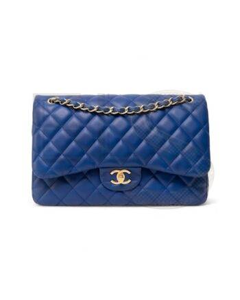 Chanel Jumbo Timeless Double-Flap Blue Elite ART Projects
