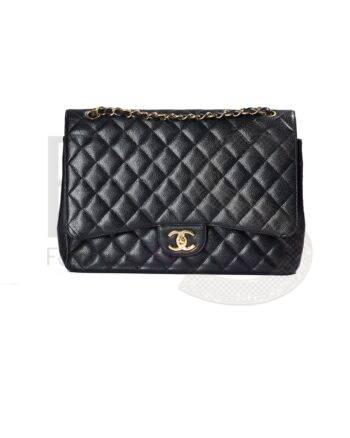Chanel Maxi Jumbo Timeless Caviar Black Elite ART Projects