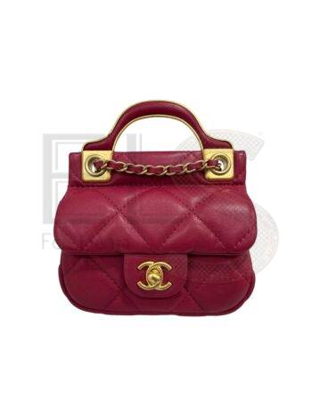 Chanel Micro Timeless Puffy Red Elite ART Projects