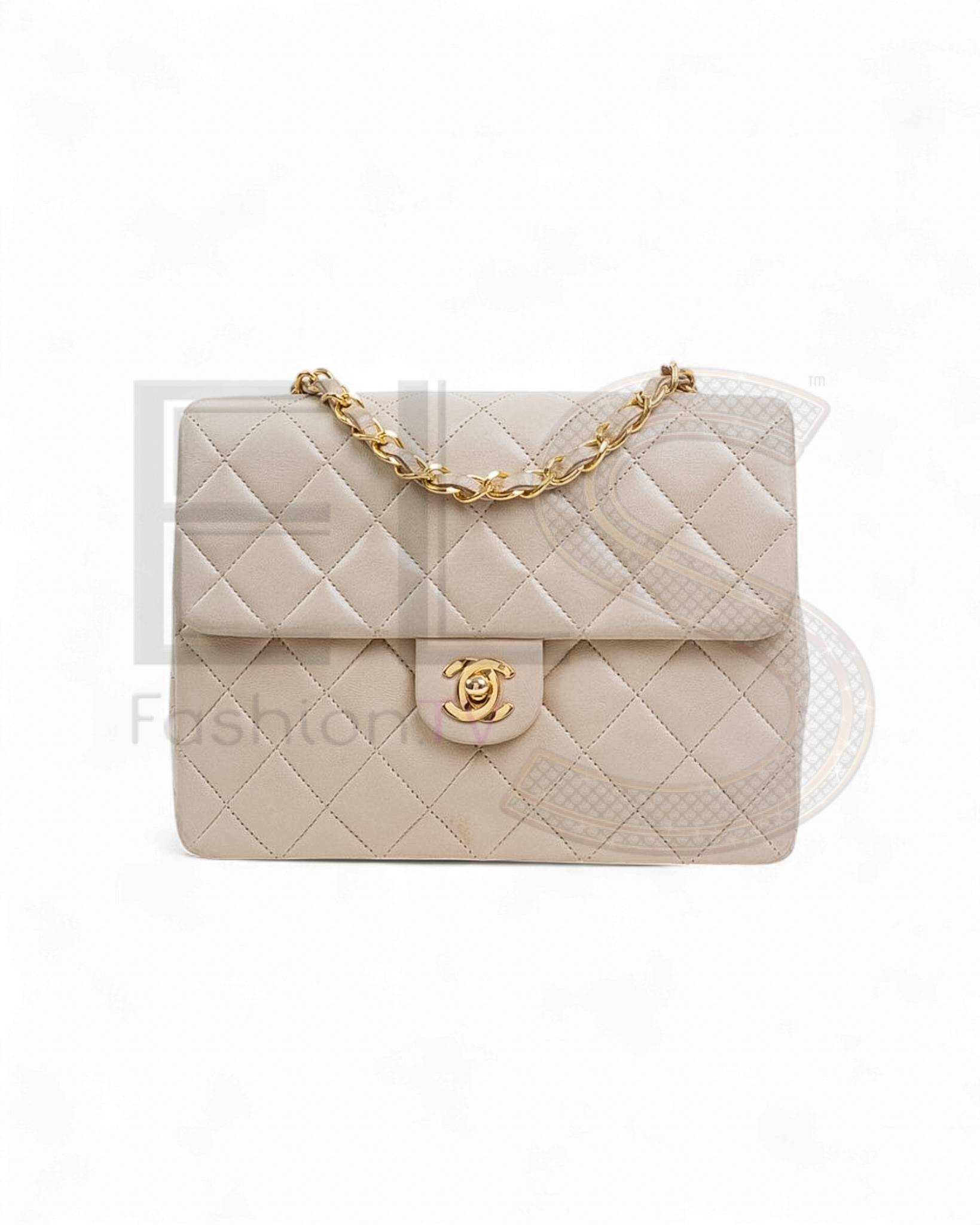 Chanel Mini Flap Vintage Beige Elite ART Projects