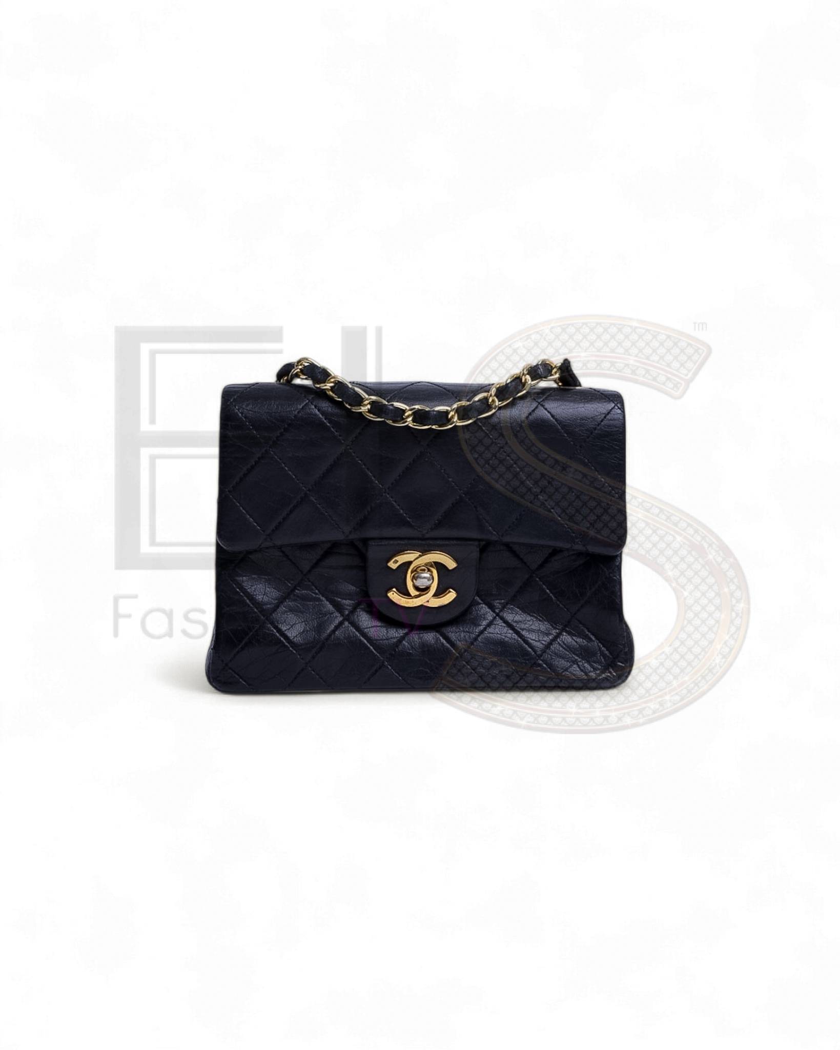 Chanel Mini Flap Vintage Black Elite ART Projects