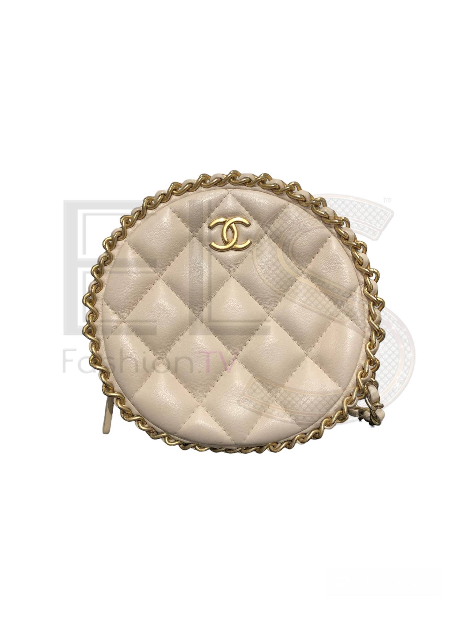 Chanel Round Bag Beige Elite ART Projects