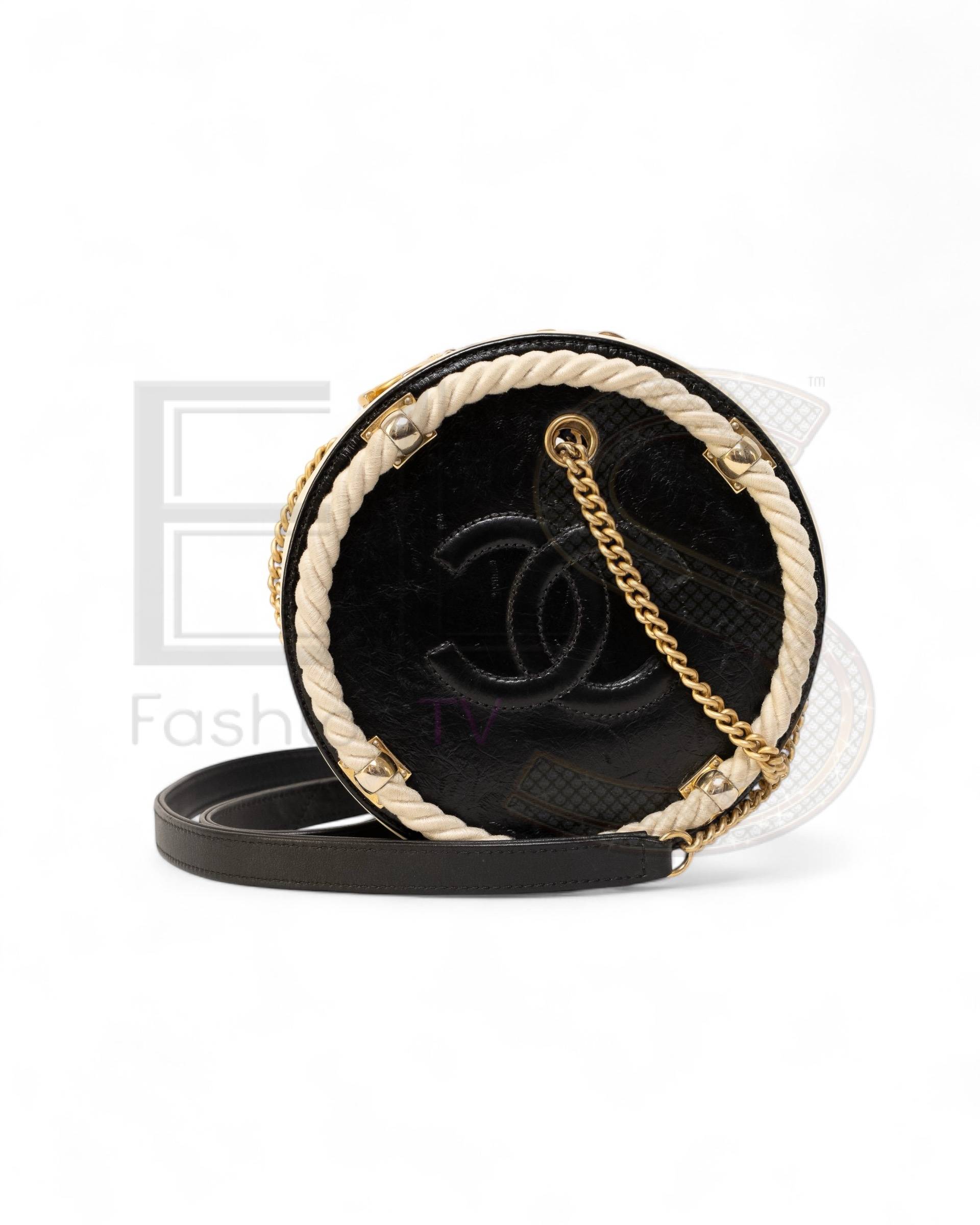 Chanel Round Bag Bicolor