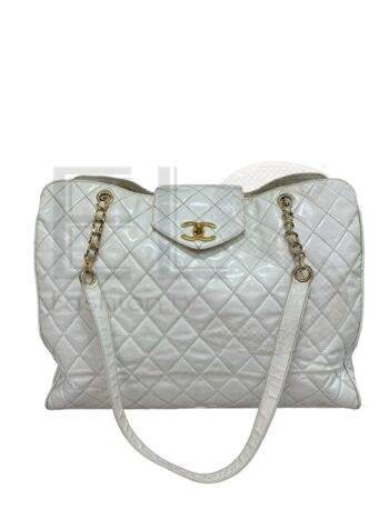 Chanel Supermodel Xxl White Patent Elite ART Projects