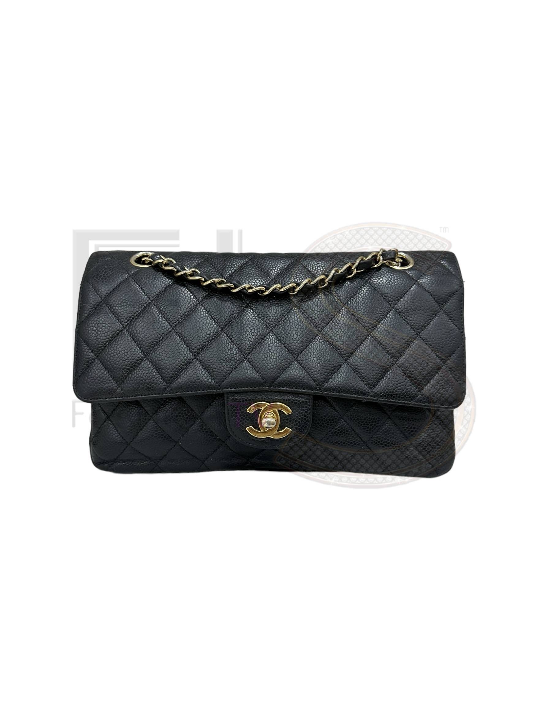 Chanel Timeless Double Flap Classic Caviar Black