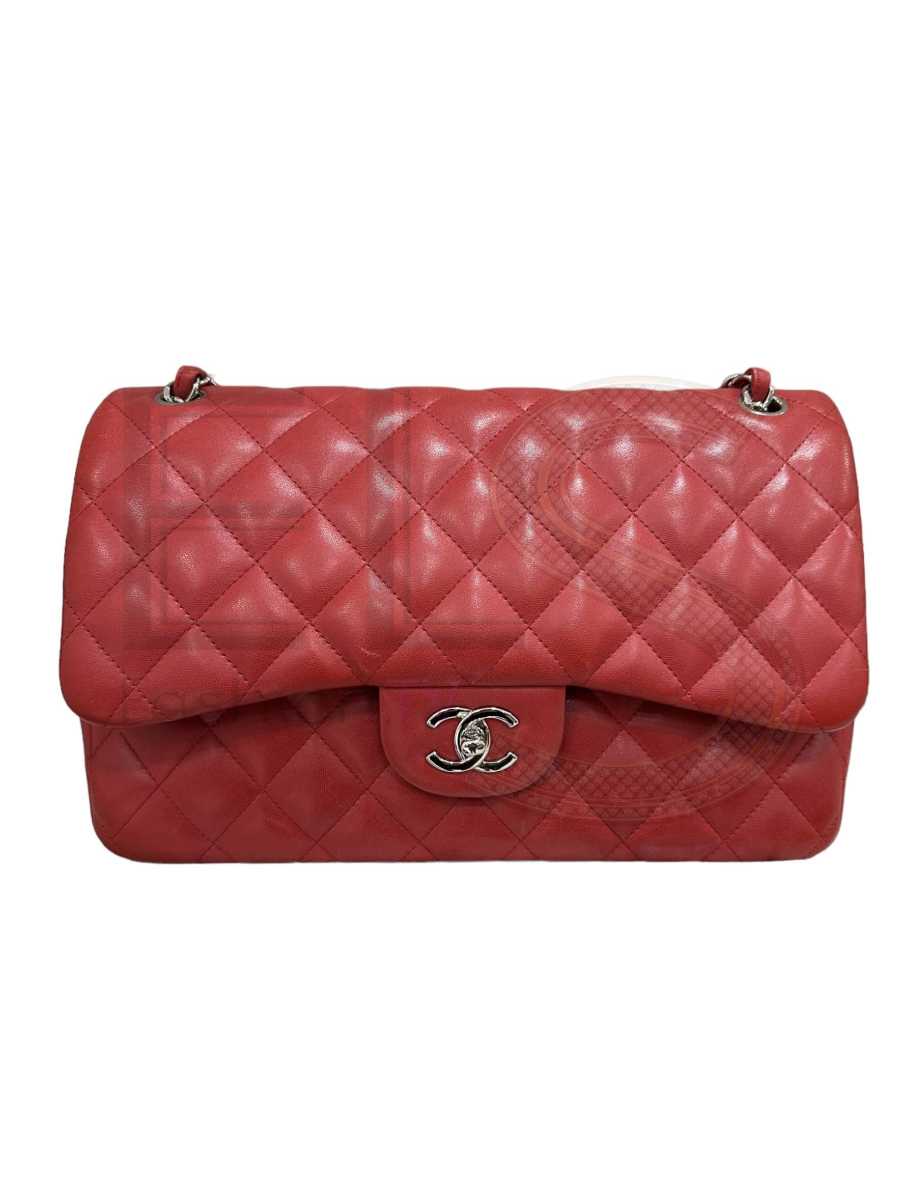 Chanel Timeless Jumbo Red Elite ART Projects