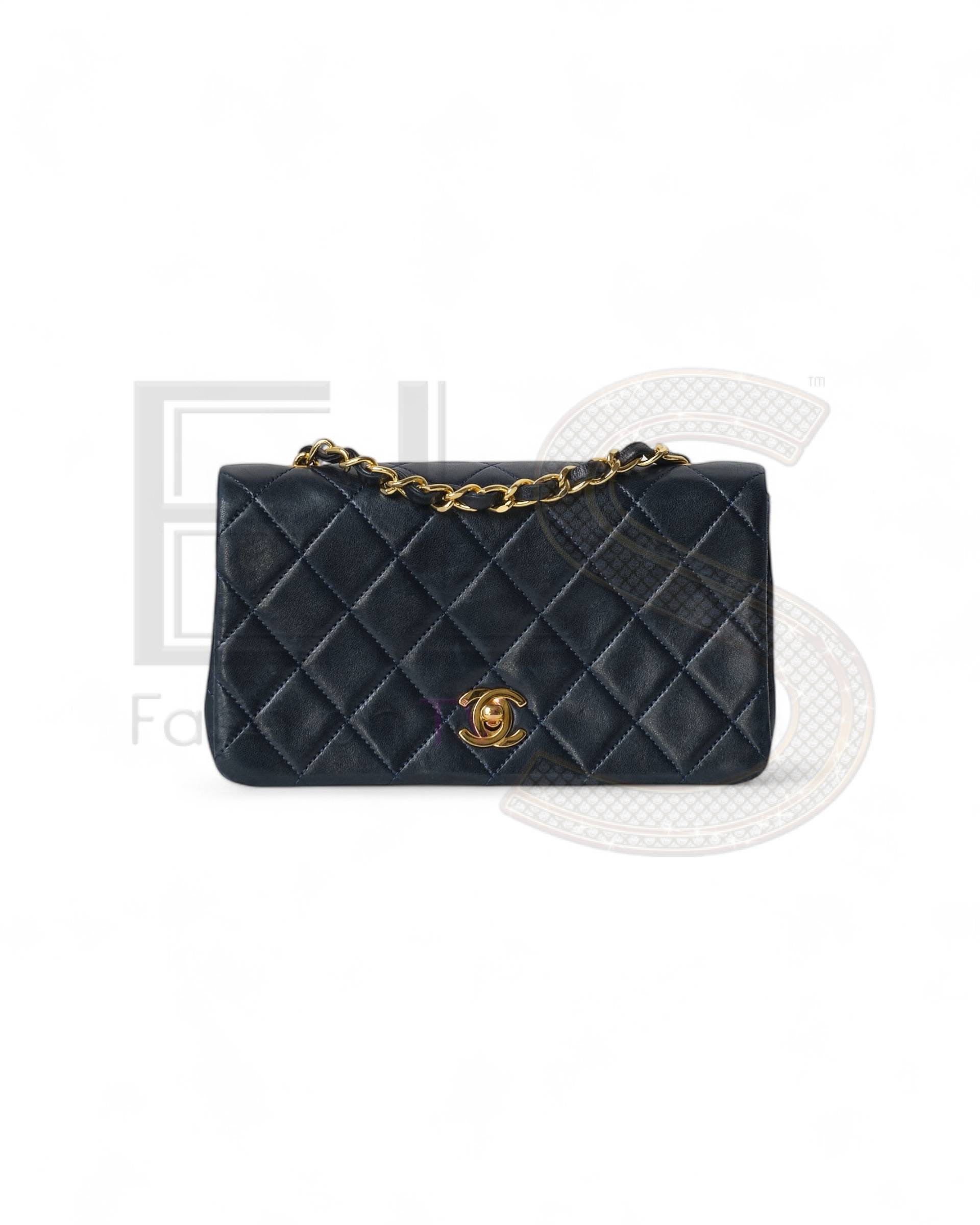 Chanel Timeless Mini Flap Vintage Blue