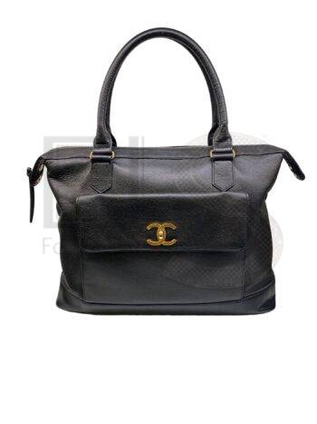 Chanel Vintage Black Shopper Elite ART Projects