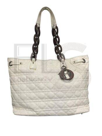 Dior White Canvas Shopper Elite ART Projects