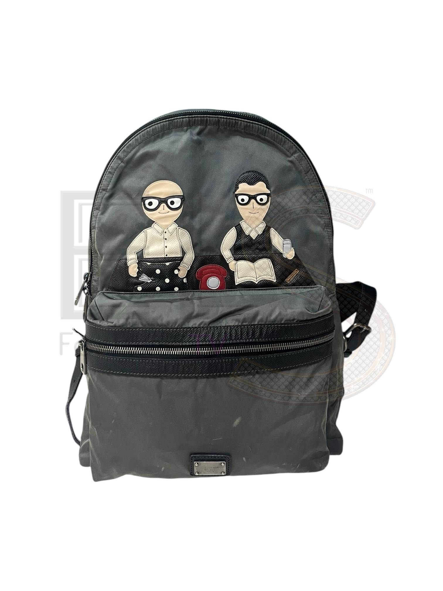 Dolce & Gabbana Green Nylon Backpack