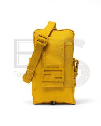 Fendi Nylon Ff Yellow Mobile Phone Holder Elite ART Projects