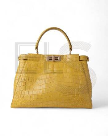 Fendi Peekaboo Medium Coconut Yellow Elite ART Projects