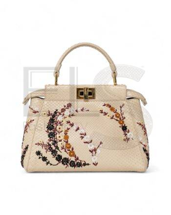 Fendi Peekaboo Mini Python Embroidery Elite ART Projects