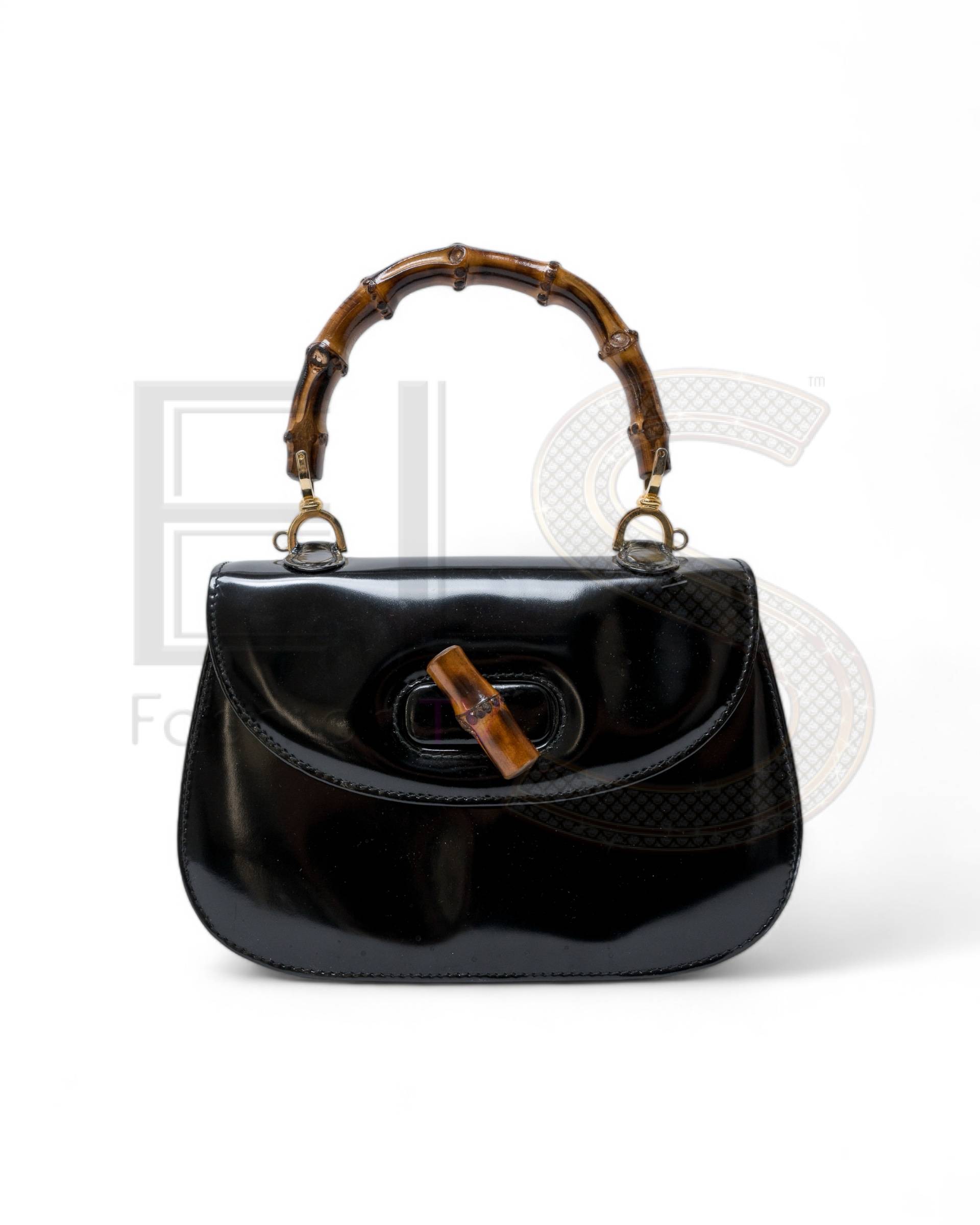 Gucci Bamboo 1947 Black Paint