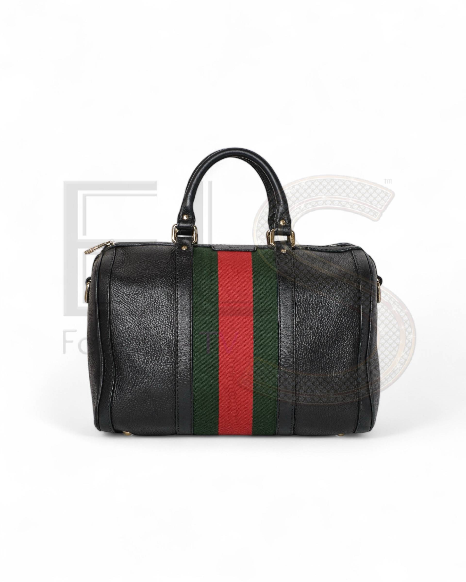 Gucci Boston Web Black