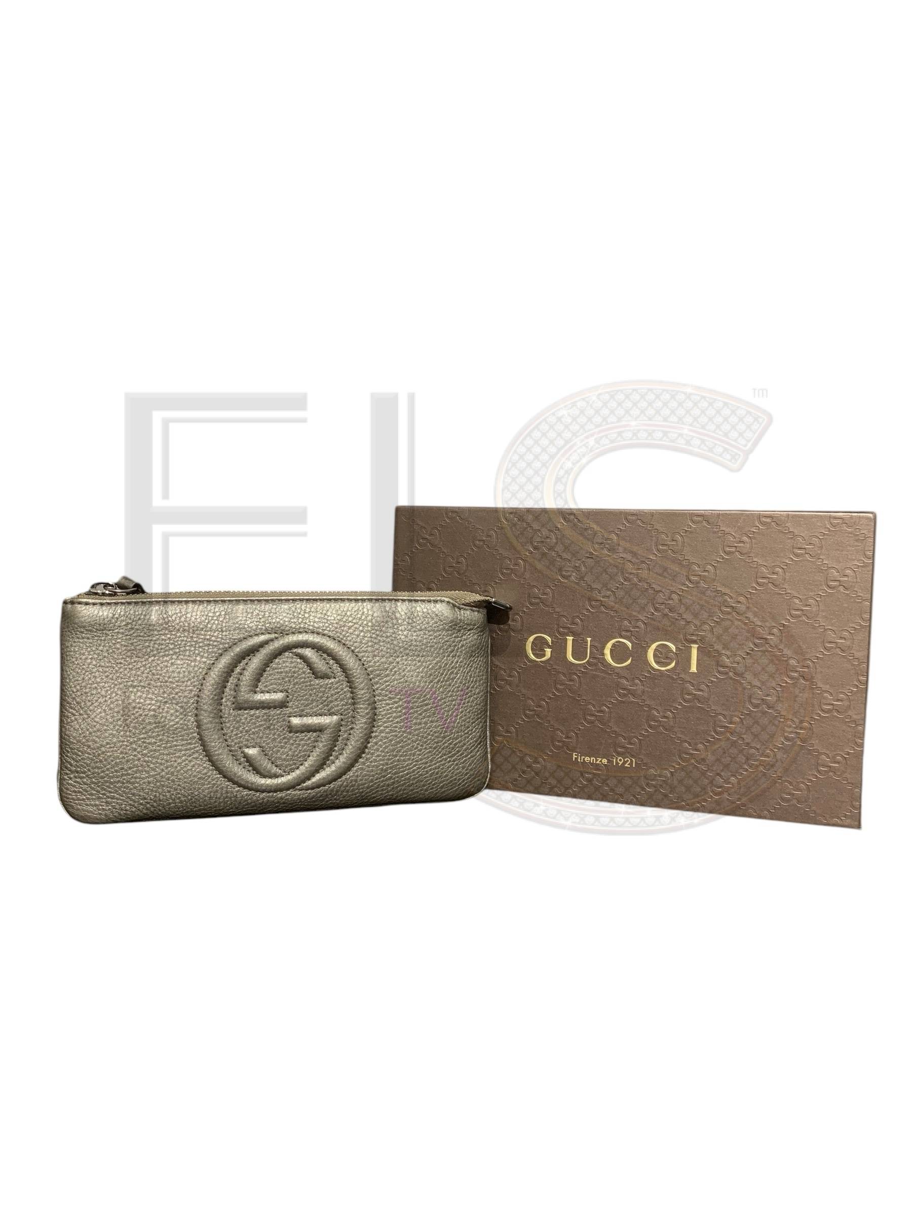 Gucci Clutch Soho Silver