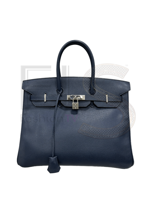 Hermès Birkin 35 Evergrain Blue De Prusse Elite ART Projects