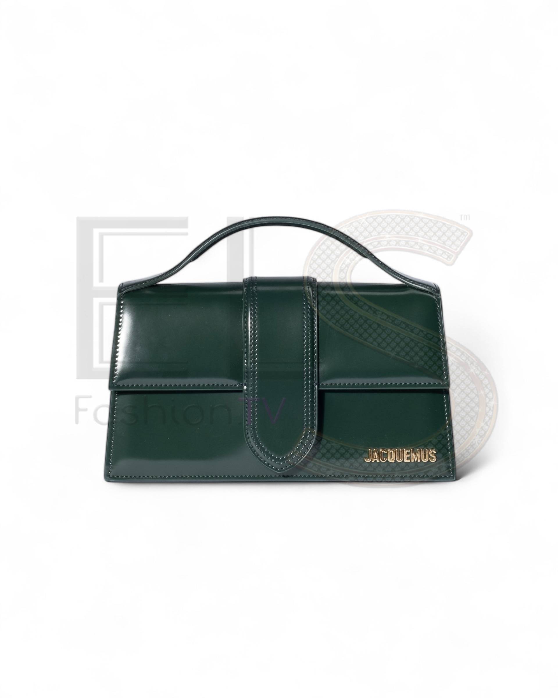 Jacquemus Le Grand Bambino Petrol Green Paint