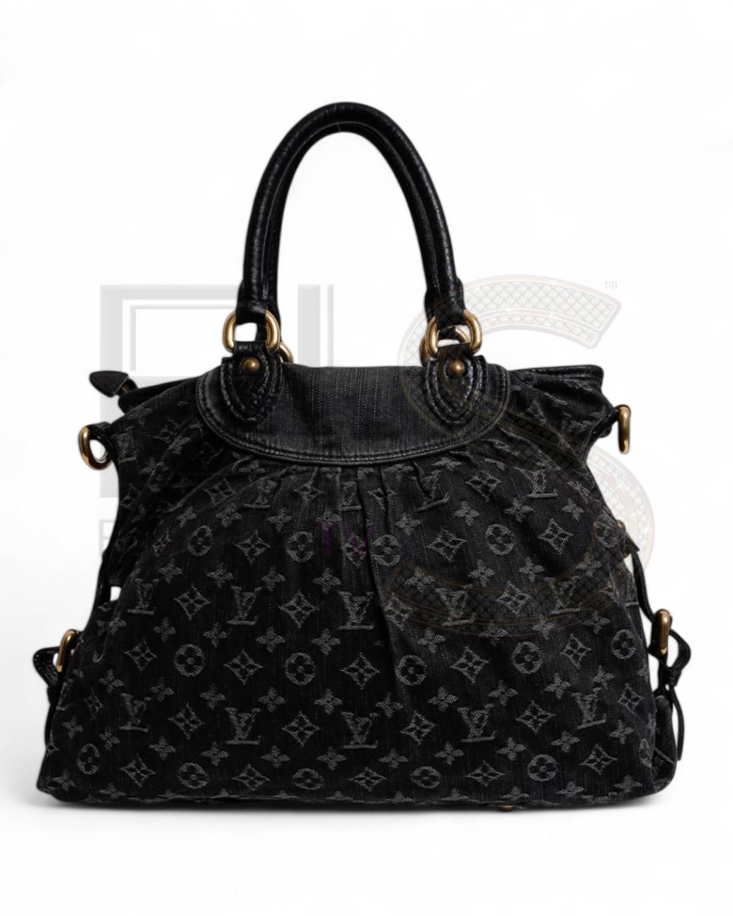 Louis Vuitton Neo Caddy Mm Denim Monogram Black Elite ART Projects