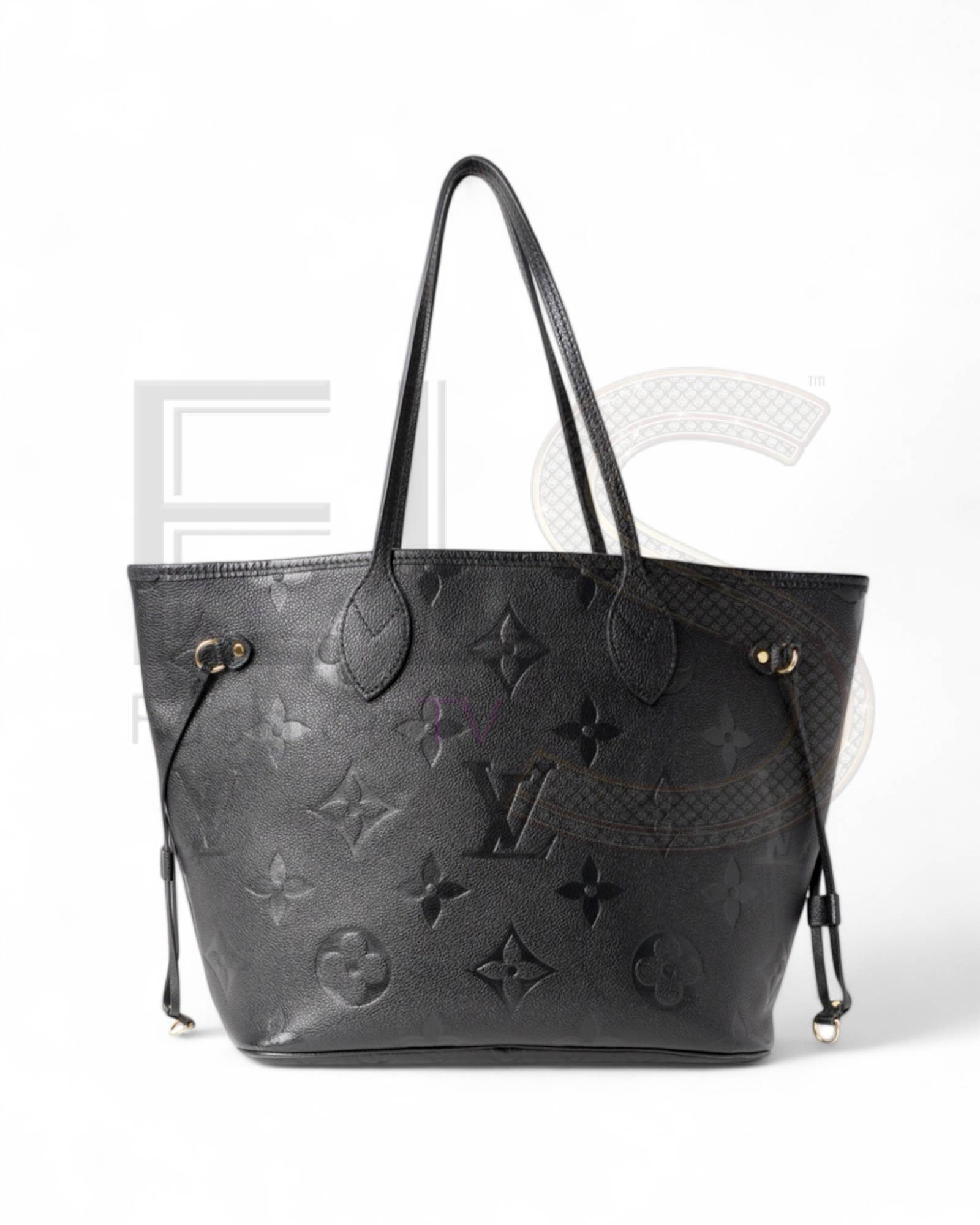 Louis Vuitton Neverfull Mm Empreinte Black