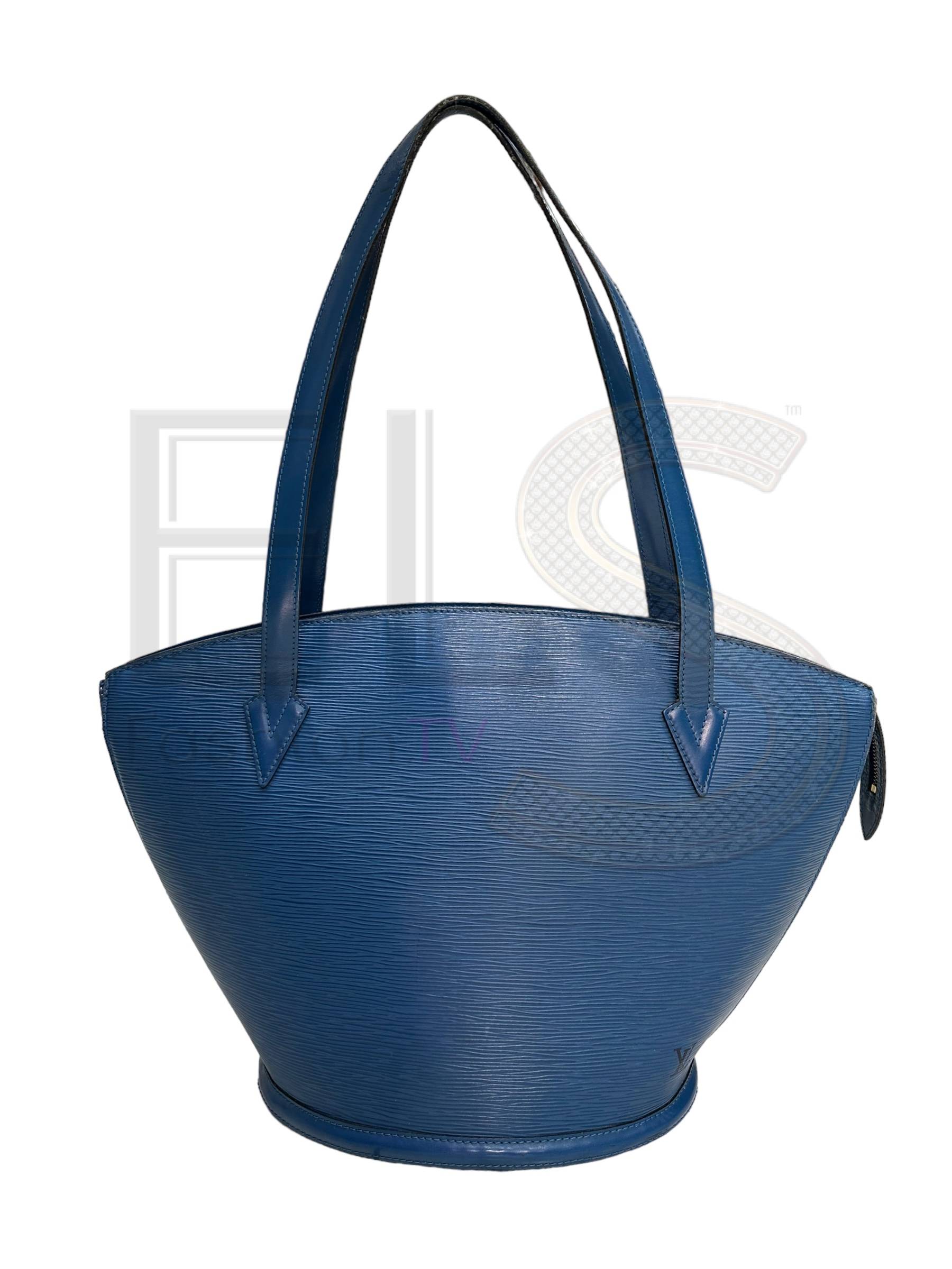 Louis Vuitton Saint Jacques Gm Epi Blue