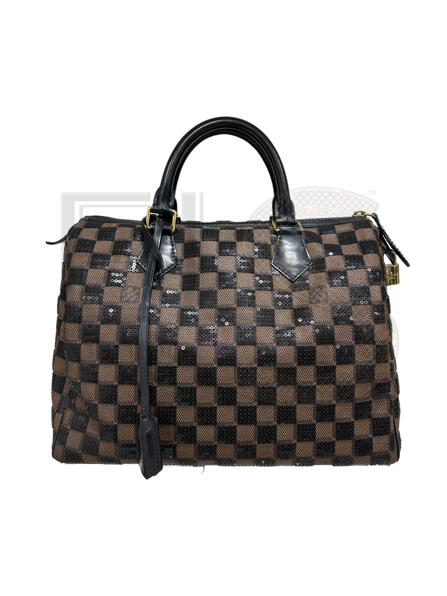 Louis Vuitton Speedy 30 Damier Sequins L.E. Elite ART Projects