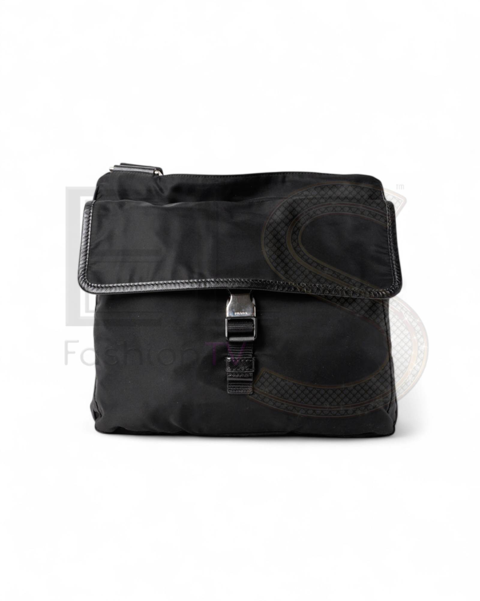 Prada Black Nylon Shoulder Bag Elite ART Projects