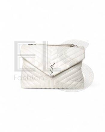 Saint Laurent Lou Lou Large Quilted White Elite ART Projects