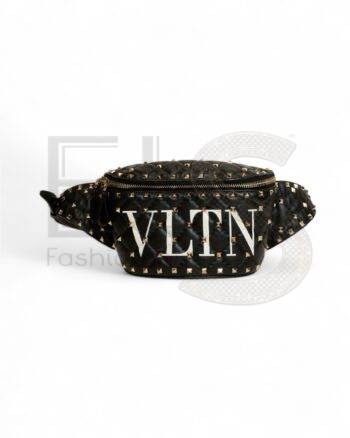 Valentino Black Spike Belt Bag Elite ART Projects