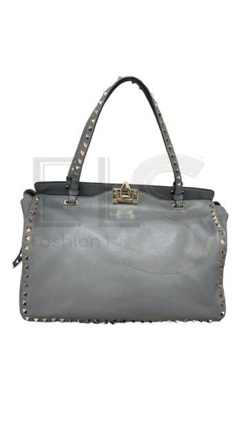 Valentino Rockstud Shopper Grey Elite ART Projects