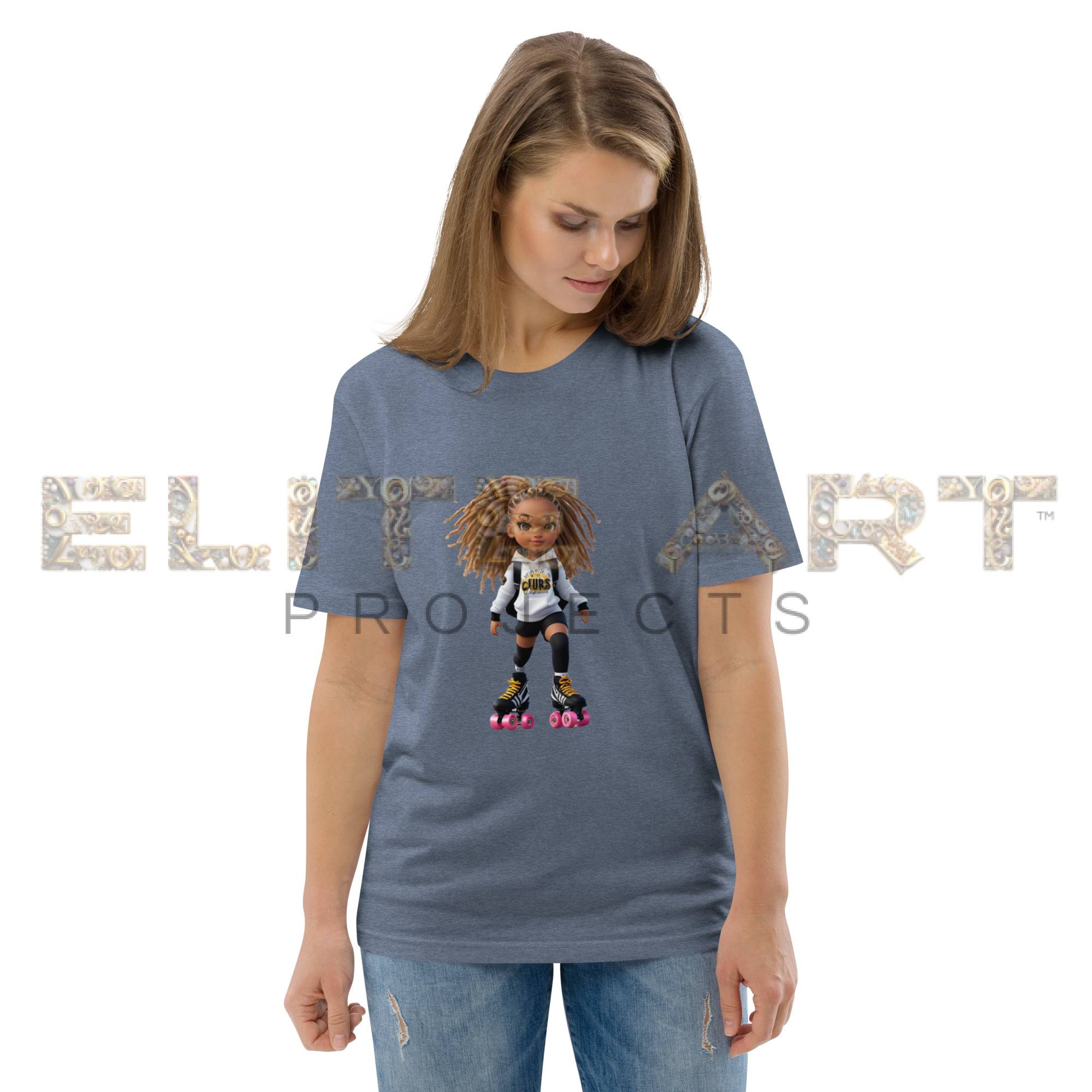 zelia sport roller skates series cotton t shirt 002