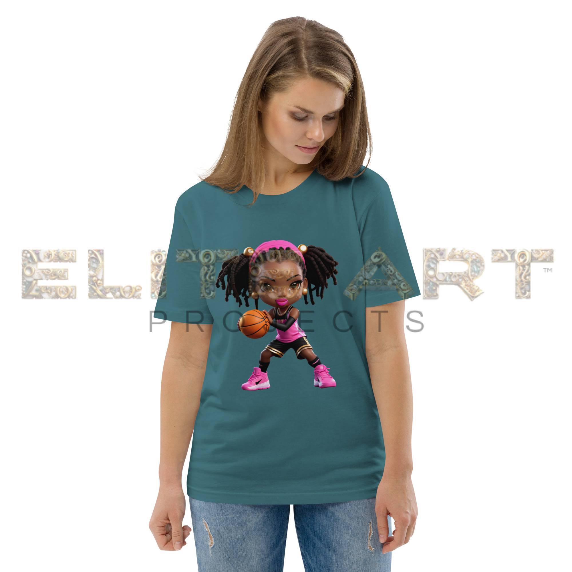 zelia sport basket series cotton t shirt 001